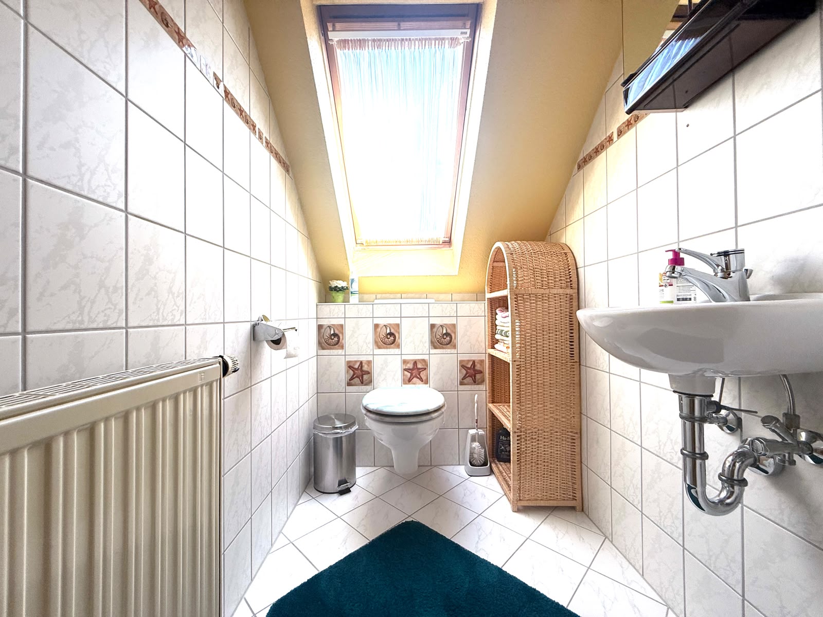 Gäste-WC mit Dachfenster